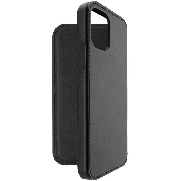 Hama Magcase Finest Sense Phone Bag Case iPhone 12/12 Pro, magsafe kompatibilis oldalra nyíló tok, fekete