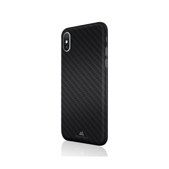 Hama Black Rock Ultra Thin Iced Carbon Case iPhone X/Xs, hátlap, tok, fekete