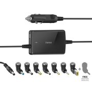   Hama 200008 univerzális Notebook 70 W 15 V/DC, 16 V/DC, 19 V/DC 4.50 A, autós tápegység, fekete