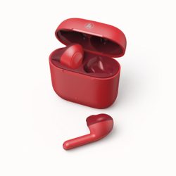   Hama Freedom Light Bluetooth 5.0 headset, fülhallgató, töltő tokkal, piros