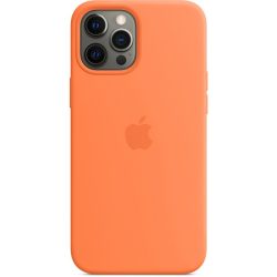   Apple gyári iPhone 12/12 Pro MagSafe kompatibilis szilikon hátlap, tok, narancssárga
