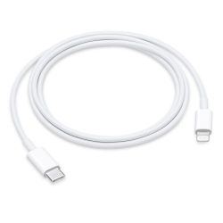   Apple gyári USB-C/lightning kábel MM0A3ZM/A, 1m, (bontott dobozos), fehér