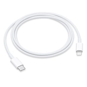 Apple gyári USB-C/lightning kábel MM0A3ZM/A, 1m, (bontott dobozos), fehér