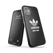   Adidas Original Snap Case New York iPhone 12 Mini hátlap, tok, fekete