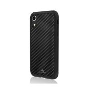   Hama Black Rock Robust Real Carbon iPhone Xr, ütésálló hátlap, tok, fekete