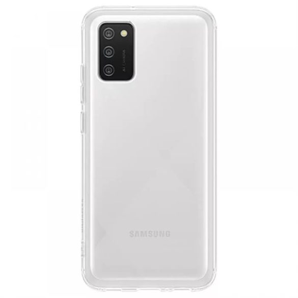 Samsung Soft Clear Samsung Galaxy A22 4G (EF-QA225TTEG) gyári hátlap, tok, átlátszó