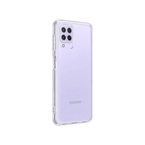 Samsung Soft Clear Samsung Galaxy A22 4G (EF-QA225TTEG) gyári hátlap, tok, átlátszó