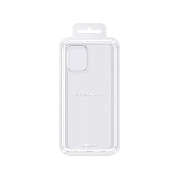 Samsung Soft Clear Samsung Galaxy A22 4G (EF-QA225TTEG) gyári hátlap, tok, átlátszó