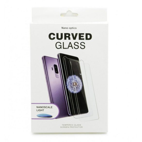 Samsung Galaxy S22 Plus UV 5D Full Glue teljes kijelzős edzett üvegfólia (tempered glass), 9H keménységű, átlátszó