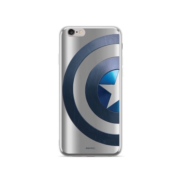 MARVEL Captain America 006 Samsung Galaxy A7 (2018) hátlap, tok, átlátszó