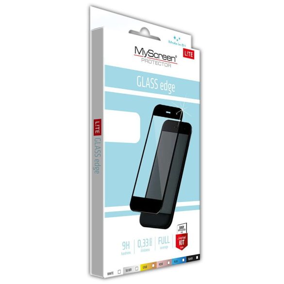 MyScreen Huawei P Smart (2019)/P Smart (2020) 5D Full Glue edzett üvegfólia (tempered glass) 9H keménységű, fekete