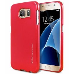   Mercury Goospery i-Jelly Samsung Galaxy A8 (2018) hátlap, tok, piros