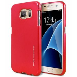 Mercury Goospery i-Jelly Samsung Galaxy A8 (2018) hátlap, tok, piros