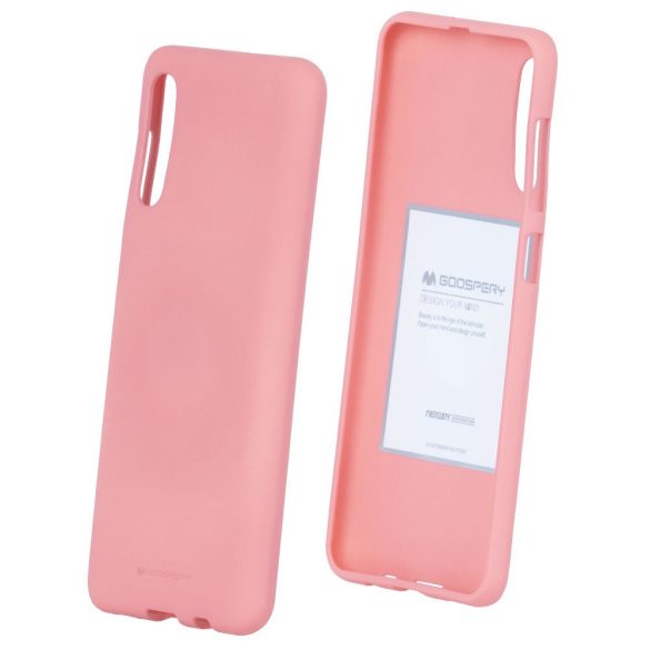 Mercury Goospery Jelly Case Samsung Galaxy Note 10 Lite hátlap, tok, rózsaszín