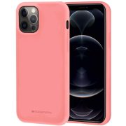Mercury Goospery iPhone 12/12 Pro hátlap, tok, rózsaszín