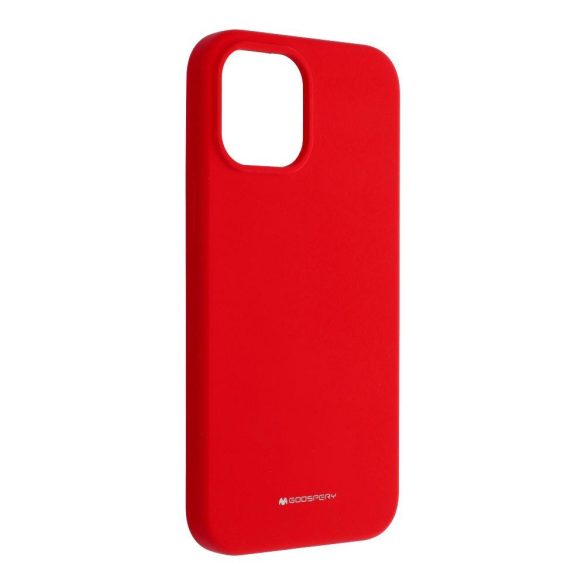 Mercury Goospery Silicone iPhone 13 hátlap, tok, piros