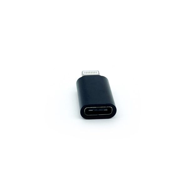 Maxlife USB-C - Lightning átalakító adapter, fekete