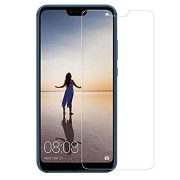   Huawei P20 kijelzővédő edzett üvegfólia (tempered glass) 0,33mm, 9H keménységű (nem teljes kijelzős 2D sík üvegfólia), átlátszó