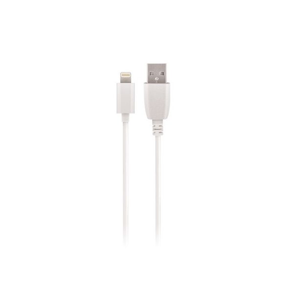 Maxlife MXTC-01 hálózati töltő adapter, gyorstöltő, 1A + iPhone lightning kábel, fehér