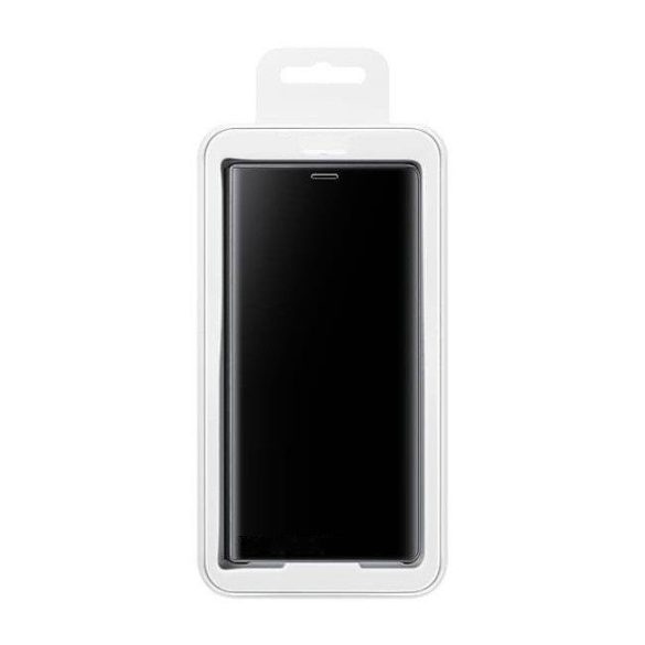 Clear View Case cover Xiaomi Redmi 8A oldalra nyíló tok, fekete