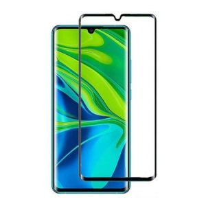 Xiaomi Mi 10/Mi 10 Pro/Mi 10 5G 5D Full Glue teljes kijelzős edzett üvegfólia (tempered glass) 9H keménységű, fekete