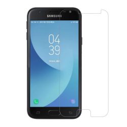   Samsung Galaxy J3 (2017) kijelzővédő edzett üvegfólia (tempered glass) 9H keménységű (nem teljes kijelzős 2D sík üvegfólia), átlátszó