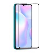   Xiaomi Redmi 9/Redmi 9 Prime/Poco M2 5D Full Glue teljes kijelzős edzett üvegfólia, 9H keménységű, fekete