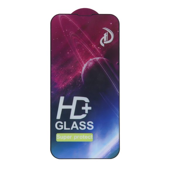 Samsung Galaxy S23 FE 9D Full Glue teljes kijelzős edzett üvegfólia (tempered glass) 9H keménységű, fekete