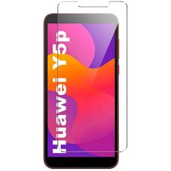   Huawei Y5P kijelzővédő edzett üvegfólia, 9H keménységű (nem teljes kijelzős 2D sík üvegfólia), átlátszó