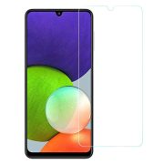   Samsung Galaxy A22 5G kijelzővédő edzett üvegfólia (tempered glass) 9H keménységű (nem teljes kijelzős 2D sík üvegfólia), átlátszó