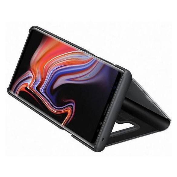 Clear View Case cover Huawei P Smart Z/Y9 Prime (2019) oldalra nyíló tok, fekete