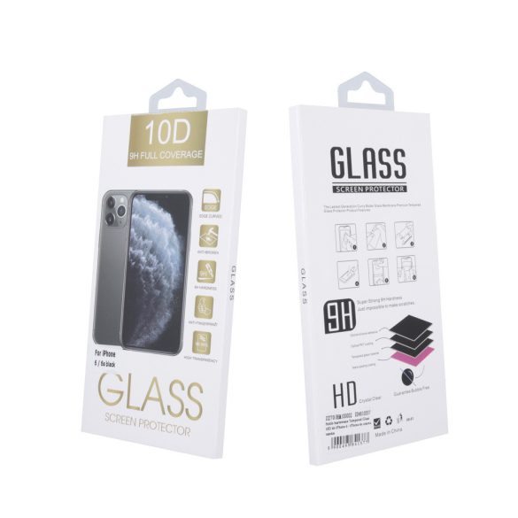 Xiaomi 11T/11T Pro 5D Full Glue teljes kijelzős edzett üvegfólia (tempered glass) 9H keménységű, fekete