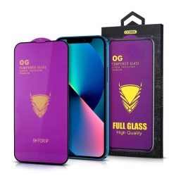   OG Premium Samsung Galaxy A13 4G/5G teljes kijelzős edzett üvegfólia, 5D, fekete