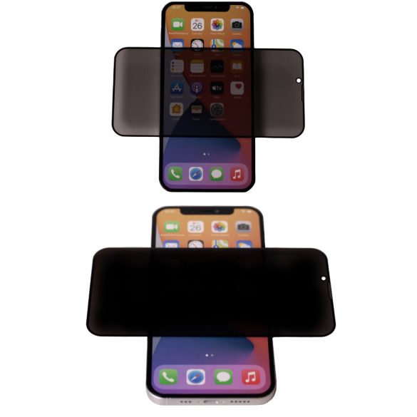 iPhone 11/Xr Privacy Glass betekintés védett 5D Full Glue teljes kijelzős edzett üvegfólia (tempered glass) 9H keménységű, átlátszó