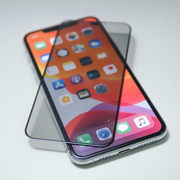 iPhone X/Xs Privacy Glass betekintés védett 5D Full Glue teljes kijelzős edzett üvegfólia (tempered glass) 9H keménységű, átlátszó