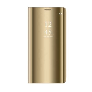 Clear View Case cover Samsung Galaxy A54 5G oldalra nyíló tok, arany
