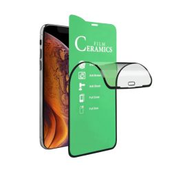   Samsung Galaxy A14 4G/A14 5G 5D Full Glue Ceramic teljes kijelzős üvegfólia (tempered glass) 9H keménységű, fekete