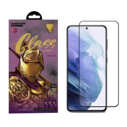   OG Premium Samsung Galaxy S24 5D Full Glue teljes kijelzős üvegfólia (tempered glass) 9H keménységű, fekete