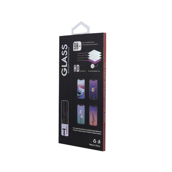 Samsung Galaxy A05s 5G 6D Full Glue teljes kijelzős edzett üvegfólia (tempered glass) 9H keménységű, fekete
