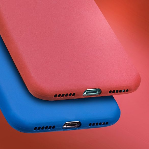 Silicone Case Huawei P40 Lite E/Y7P hátlap, tok, rózsaszín