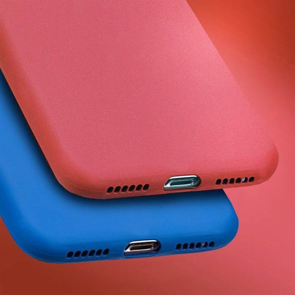 Silicone Case Samsung Galaxy A31 hátlap, tok, kék