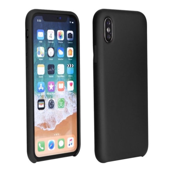 Silicone Soft Case Huawei P Smart (2020) hátlap, tok, fekete