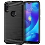   Carbon Case Flexible Xiaomi Mi 10T 5G/Mi 10T Pro 5G hátlap, tok, fekete