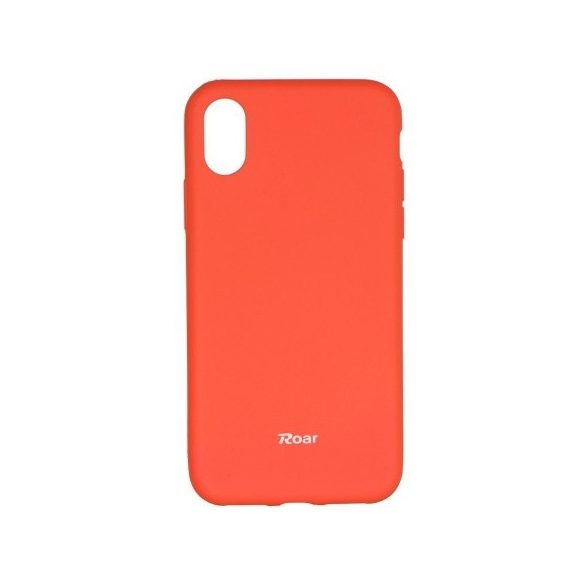 Roar Jelly Case iPhone Xr hátlap, tok, barack rózsaszín