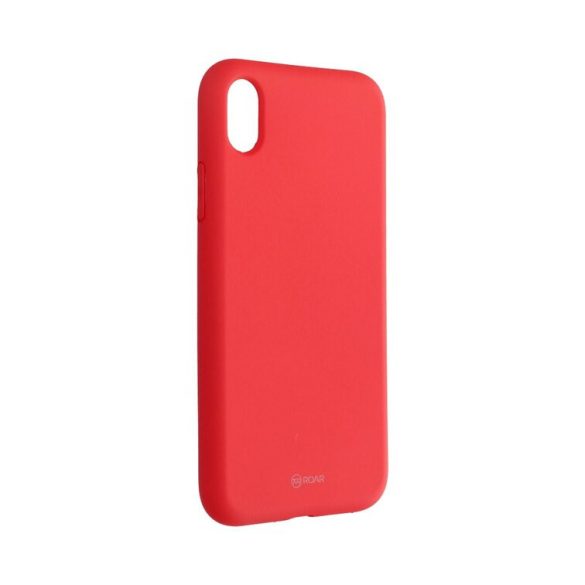 Roar Jelly Case iPhone Xr hátlap, tok, barack rózsaszín