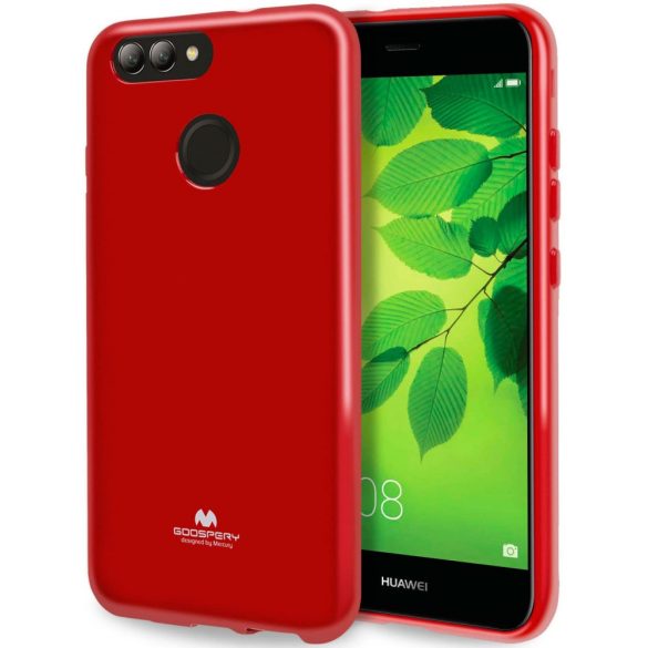 Mercury Goospery Huawei P40 Lite E/Y7P Jelly Case hátlap, tok, piros