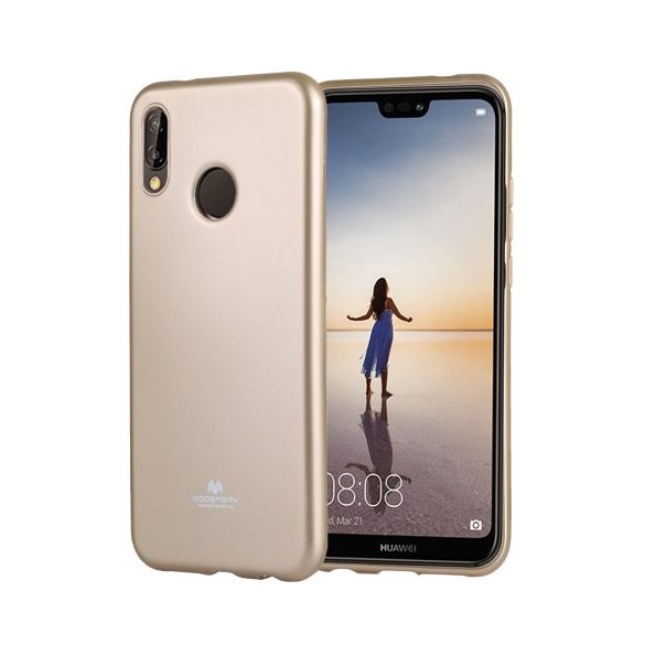 Mercury Goospery Huawei P40 Lite E/Y7P Jelly Case hátlap, tok, arany