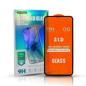 Glass Samsung Galaxy A31 6D Full Glue teljes kijelzős edzett üvegfólia (tempered glass) 9H keménységű, tokbarát, fekete