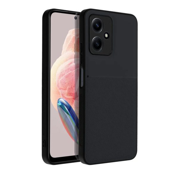 Elegance Case Xiaomi Redmi Note 12 5G hátlap, tok, fekete