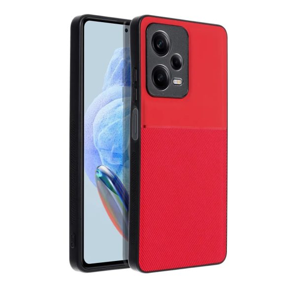 Elegance Case Xiaomi Redmi Note 12 Pro 5G hátlap, tok, piros